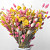 Droogbloemen Boeket Geel/Roze XL